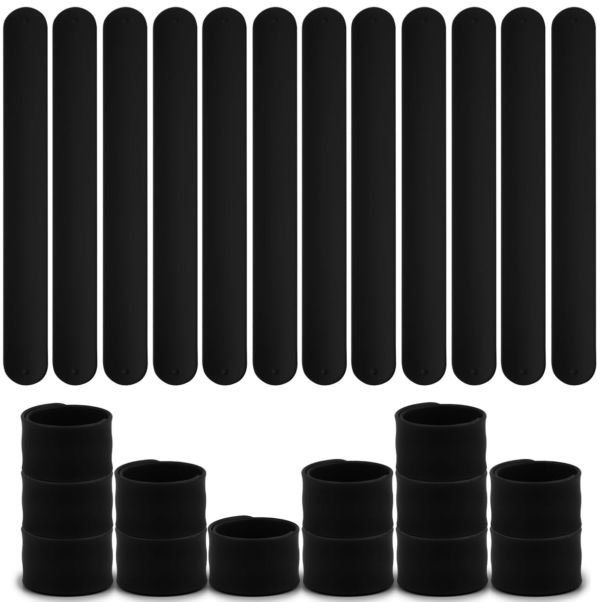 YSBJKWCF silicone slap bracelets bulk pack for kids—durable, easy to customize, ideal for classroom rewards.