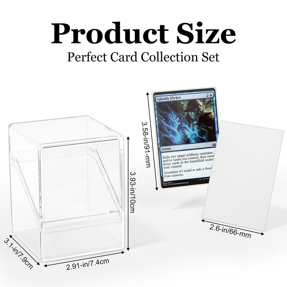 YSCare 100 card sleeves protect cards from aging and dust while easy handling.