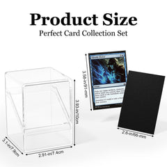 YSCare 200-piece card sleeves protecting standard cards