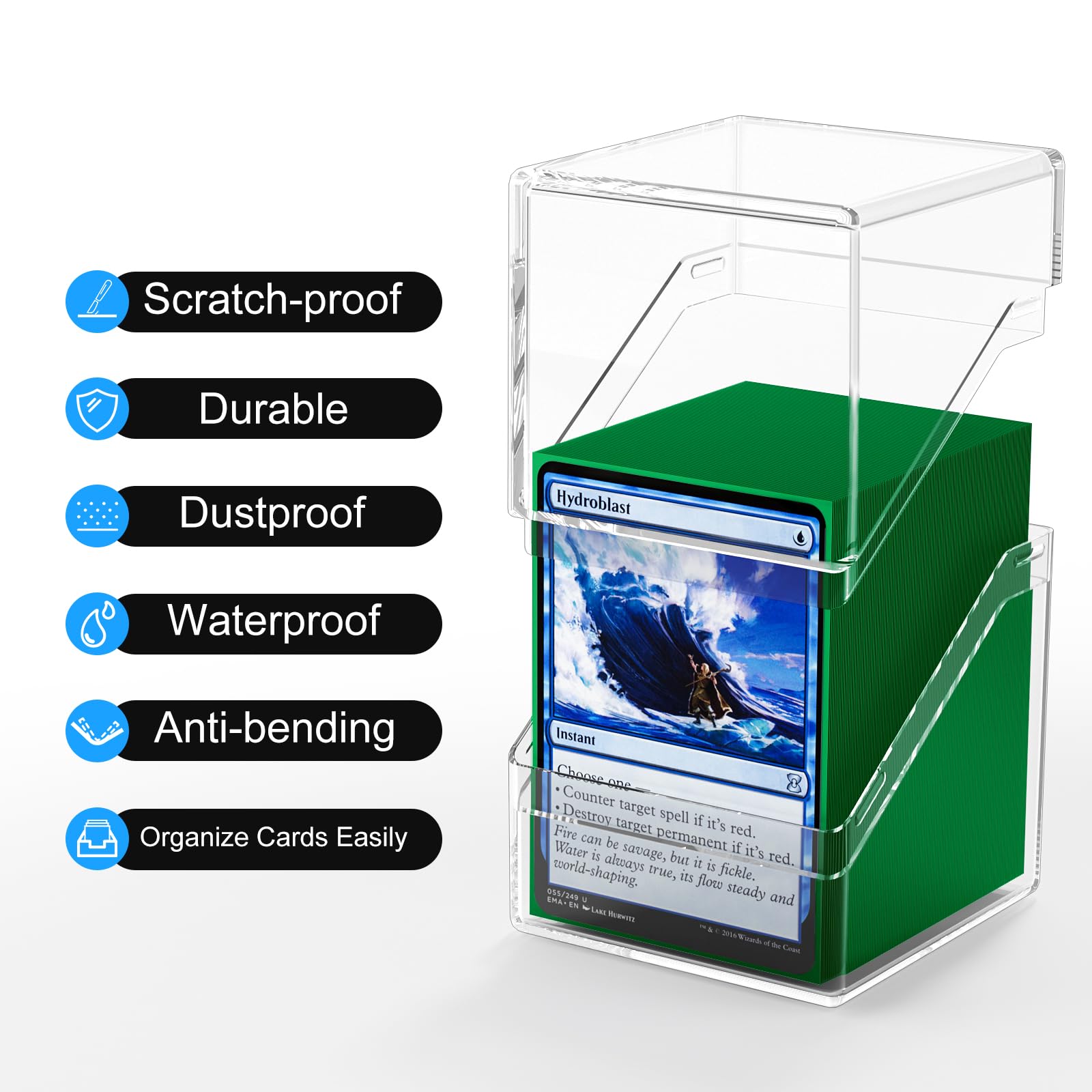 YSCare dark green card sleeves pack provides acid-free non-PVC protection for collectible cards