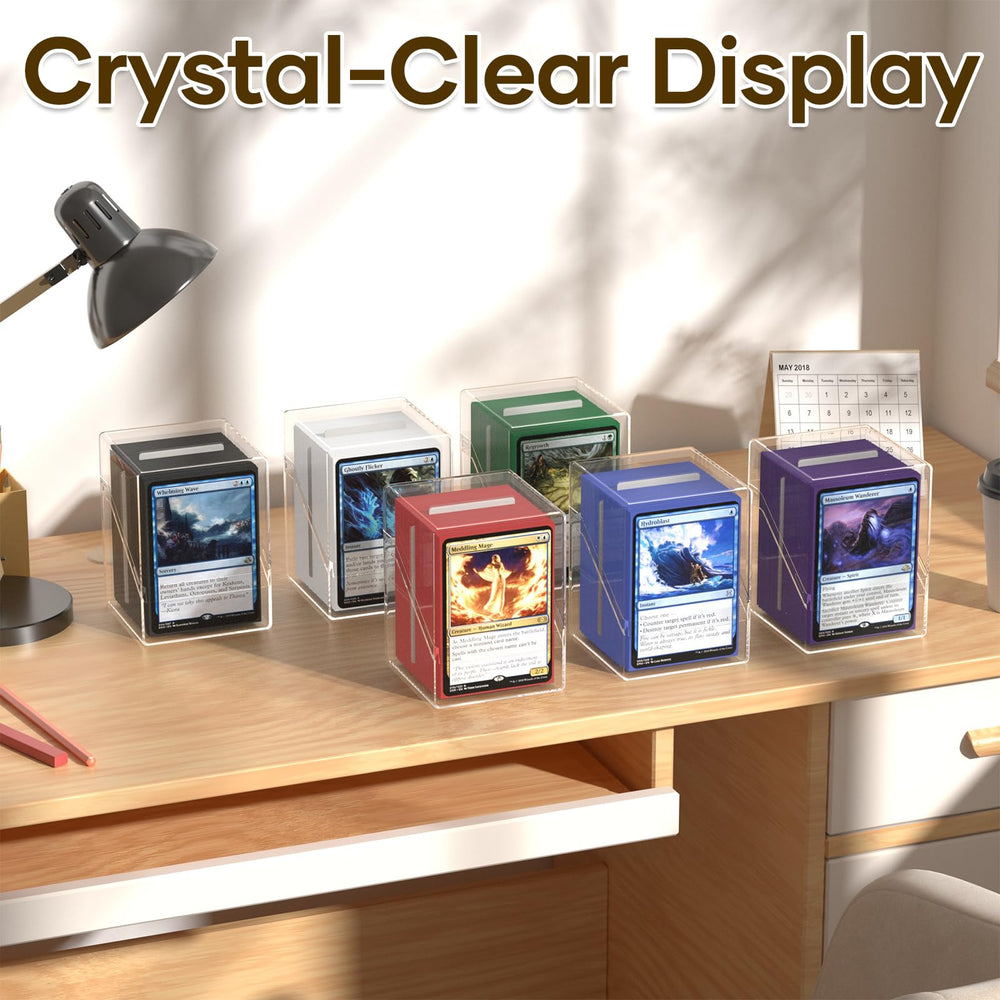 YSCare deck box closure keeps cards safely stored during transport