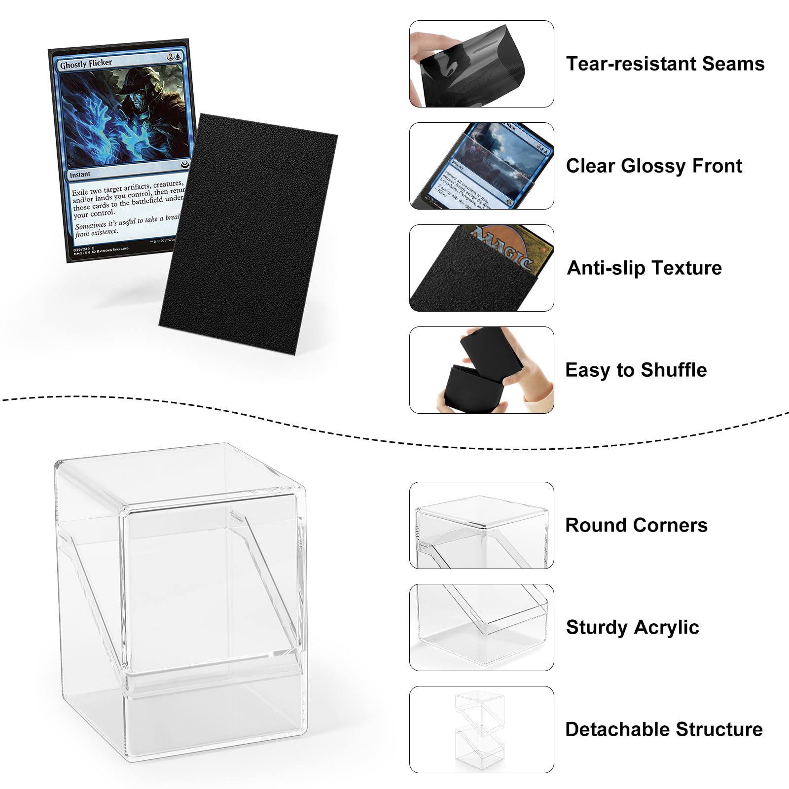 YSCare two dividers to sort and separate cards