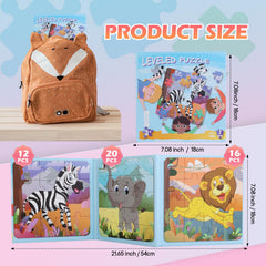 YSCEN magnetic puzzle pieces stay securely in place during play