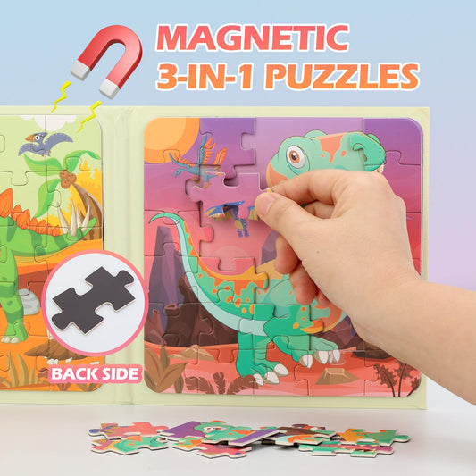 YSCEN dinosaur-themed puzzle pieces ready to engage young imaginations.