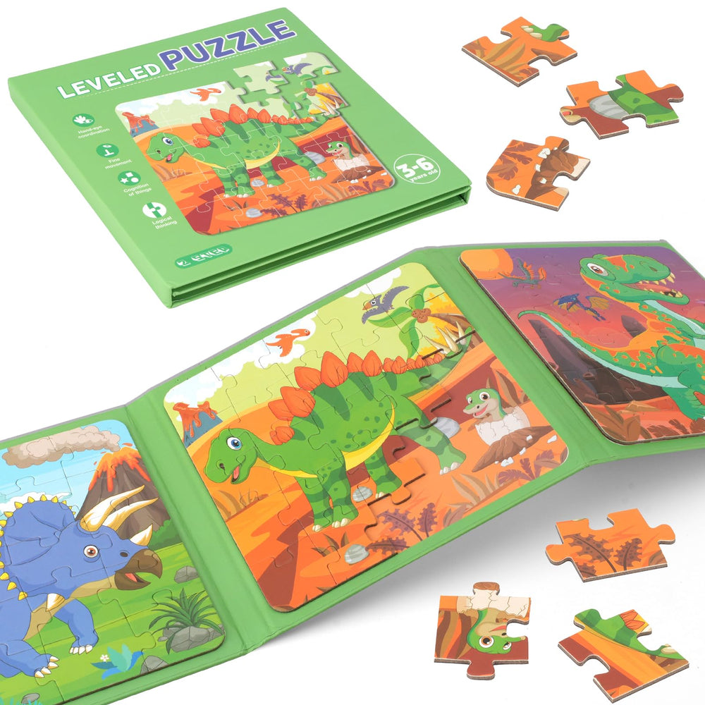 YSCEN magnetic puzzles for kids in action, building problem-solving skills.