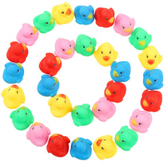 YsesoAi bath toys for kids; colorful ducks for daily play.