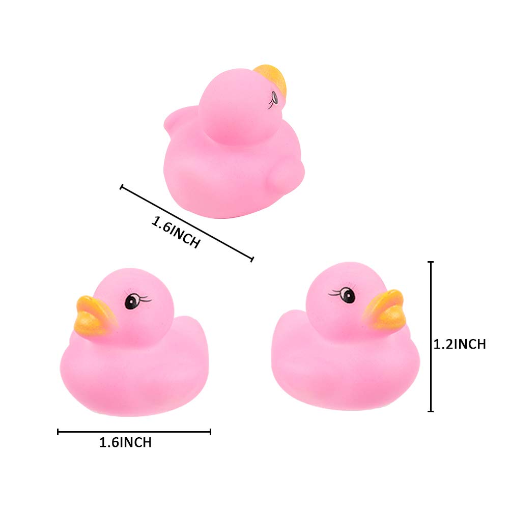 YsesoAi multicolor mini rubber ducks bath toy enhances sensory bath play.