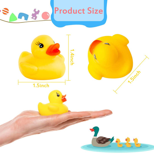 YsesoAi rubber duck squeak feature adds delightful sound during bathtime play.