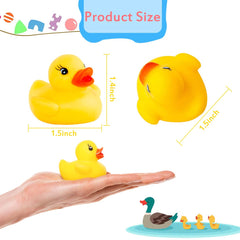 YsesoAi rubber duck squeak feature adds delightful sound during bathtime play.