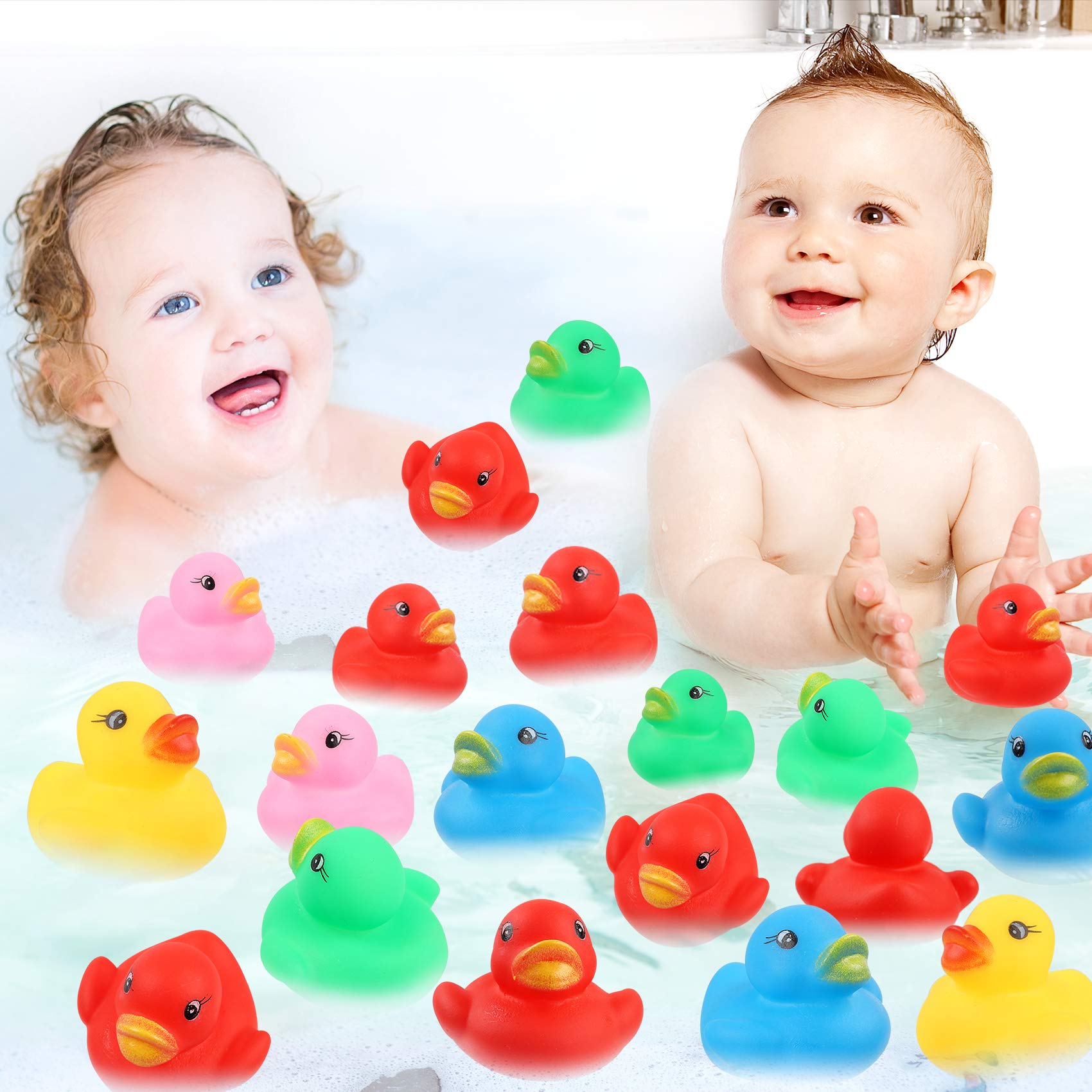 YsesoAi safe materials rubber ducks free from lead and phthalates.