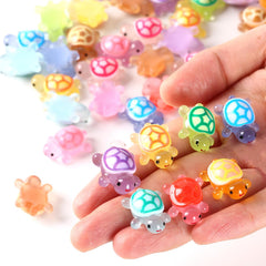 Ysofun luminous mini resin turtles glow for ambient decor