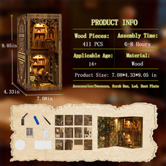 YSWOOD WORLD Book Nook Kit LED lights activated by touch