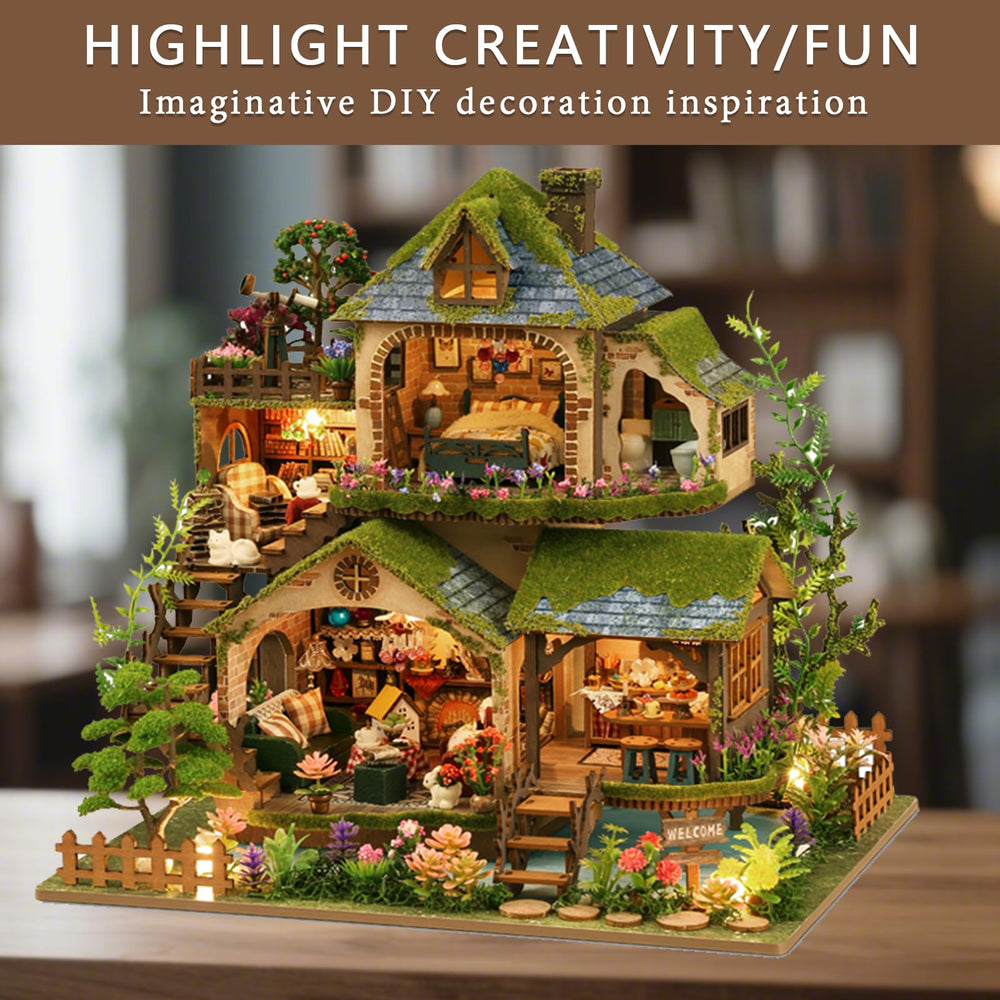 YSWOOD WORLD Forest Adventure theme for magical miniature scenes.