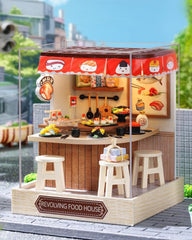 YSWOOD WORLD gift-ready dollhouse kit for a creative project