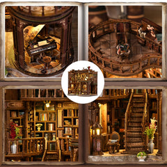 YSWOOD WORLD Library-theme decor adds character to shelves and reading corners.