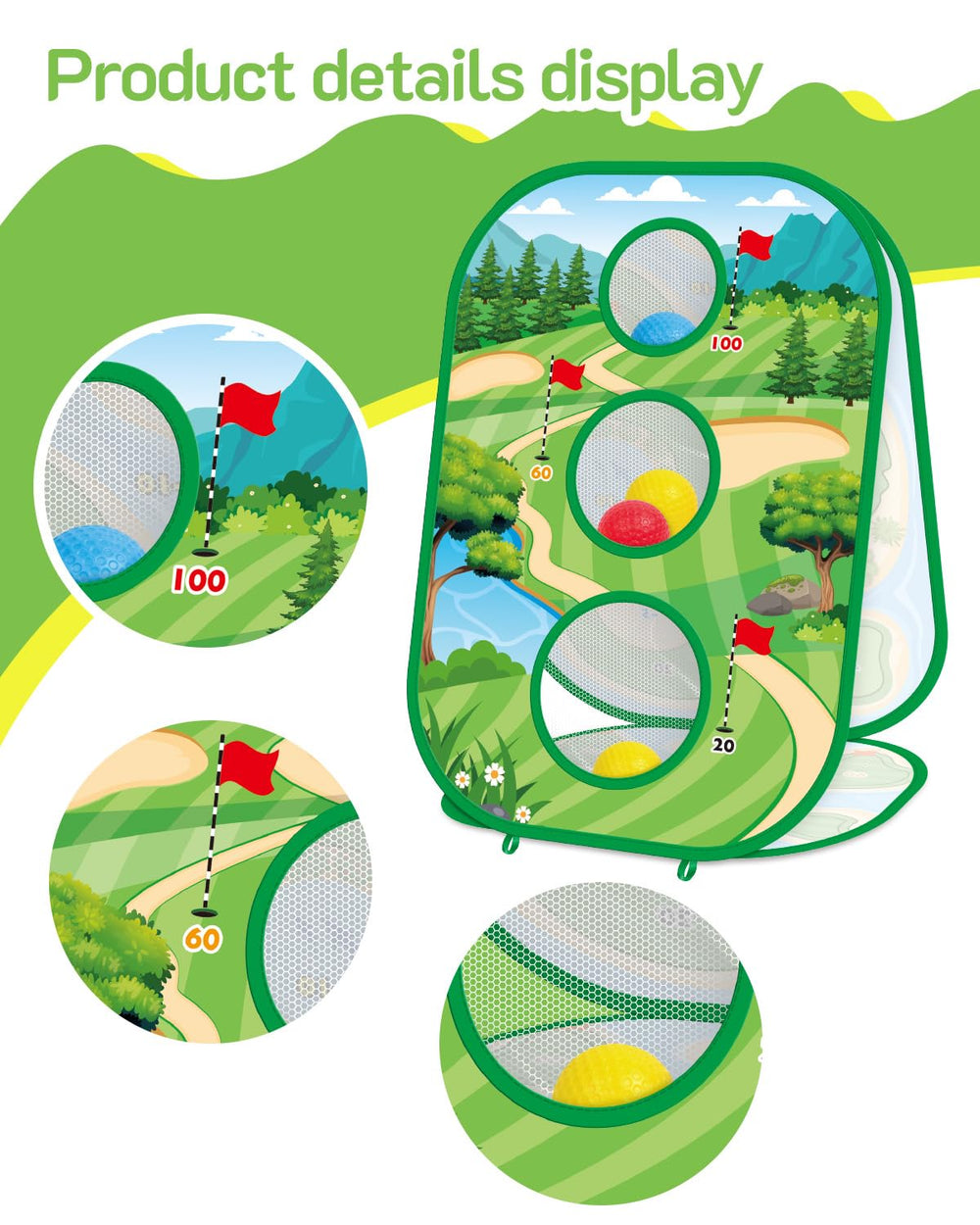 YSZZYSM included golf balls invite family play sessions