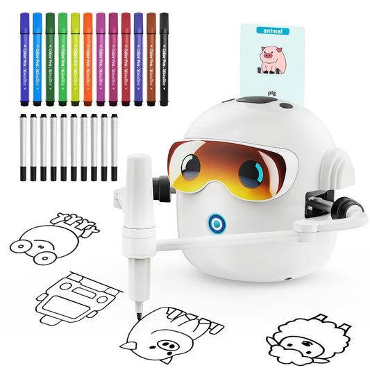 Ytcx.Tech drawing robot for kids promotes creative learning on packaging