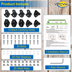 YTCYKJ easy-installation with bolts and wrench for quick DIY setup.