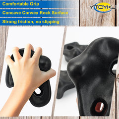 YTCYKJ three-shapes holds promote varied grips and imaginative climbing.