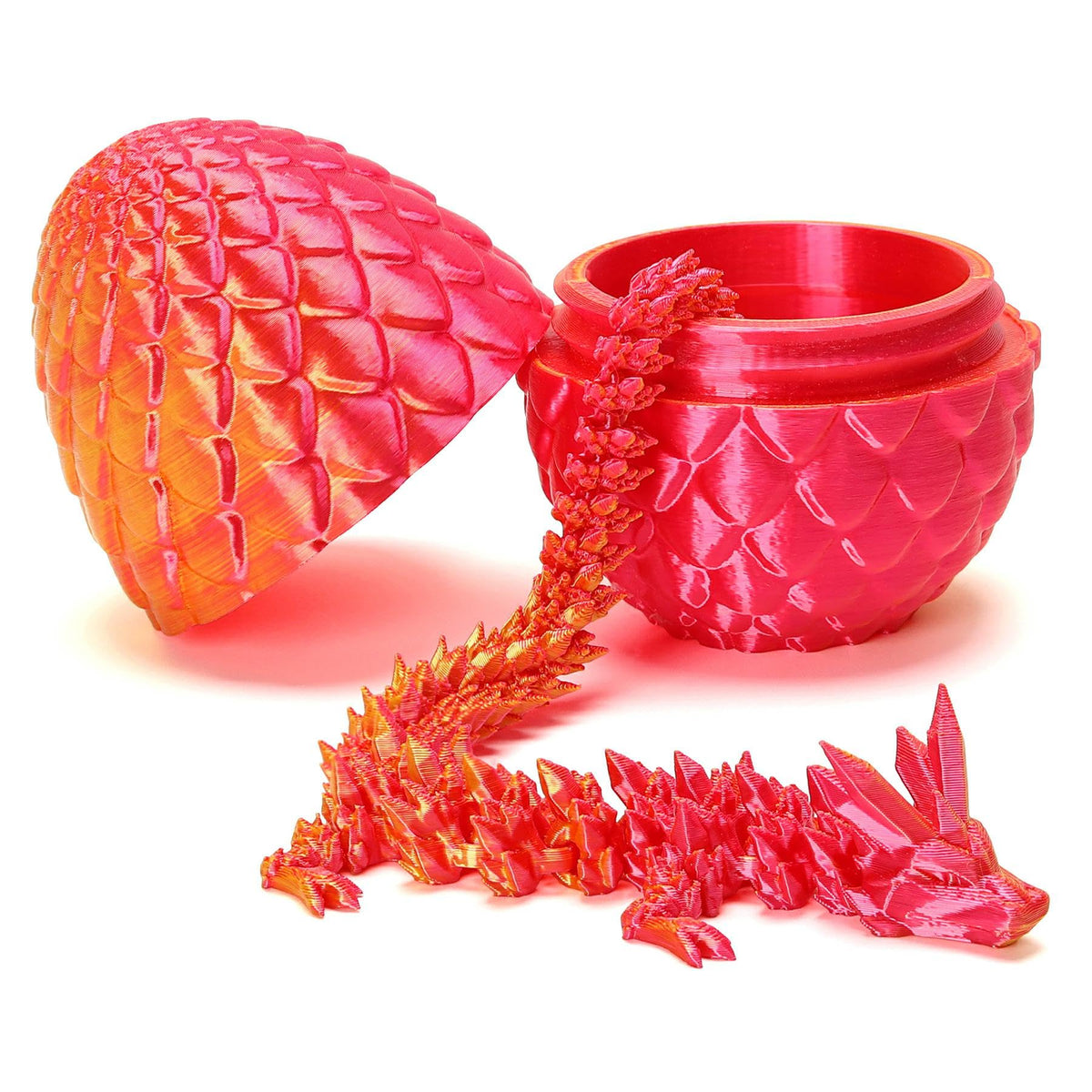 YTRXYLKL dragon egg with red dragon inside for magical playtime