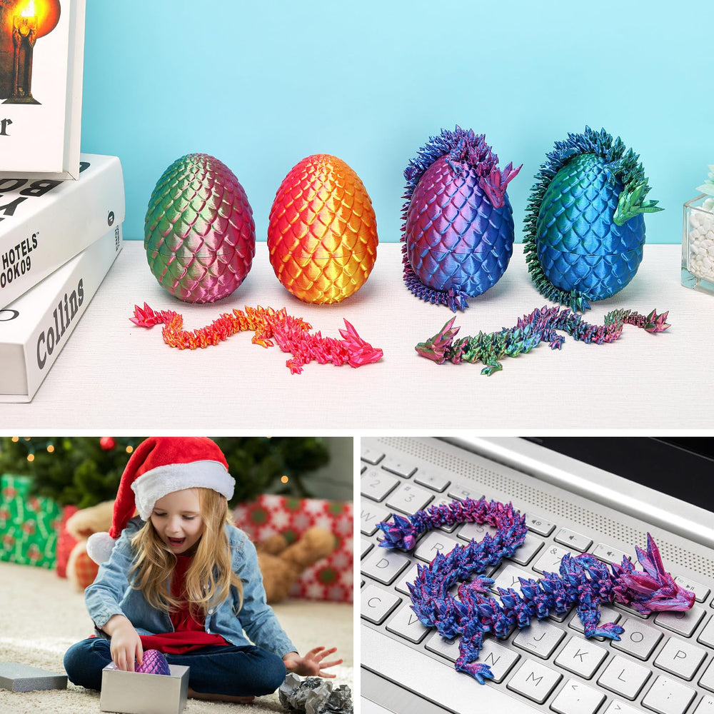 YTRXYLKL surprise dragon toy, durable hinges enable flexible posing