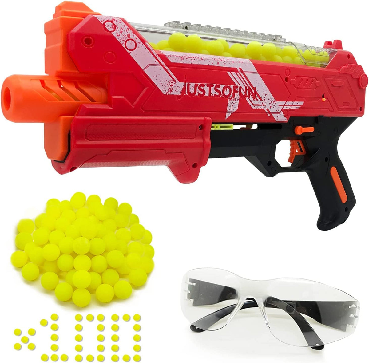 YTSWELE blaster hopper with 50-round capacity for quick reloading.