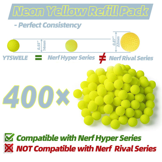 YTSWELE Nerf Hyper Rush-40 pump-action image, compatible with blasters and smooth feeding.