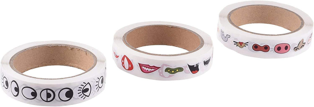 YTYKINOY three-rolls cartoon stickers bring color to DIY projects