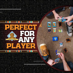Sleeves included to protect Yu-Gi-Oh! cards during storage and play.