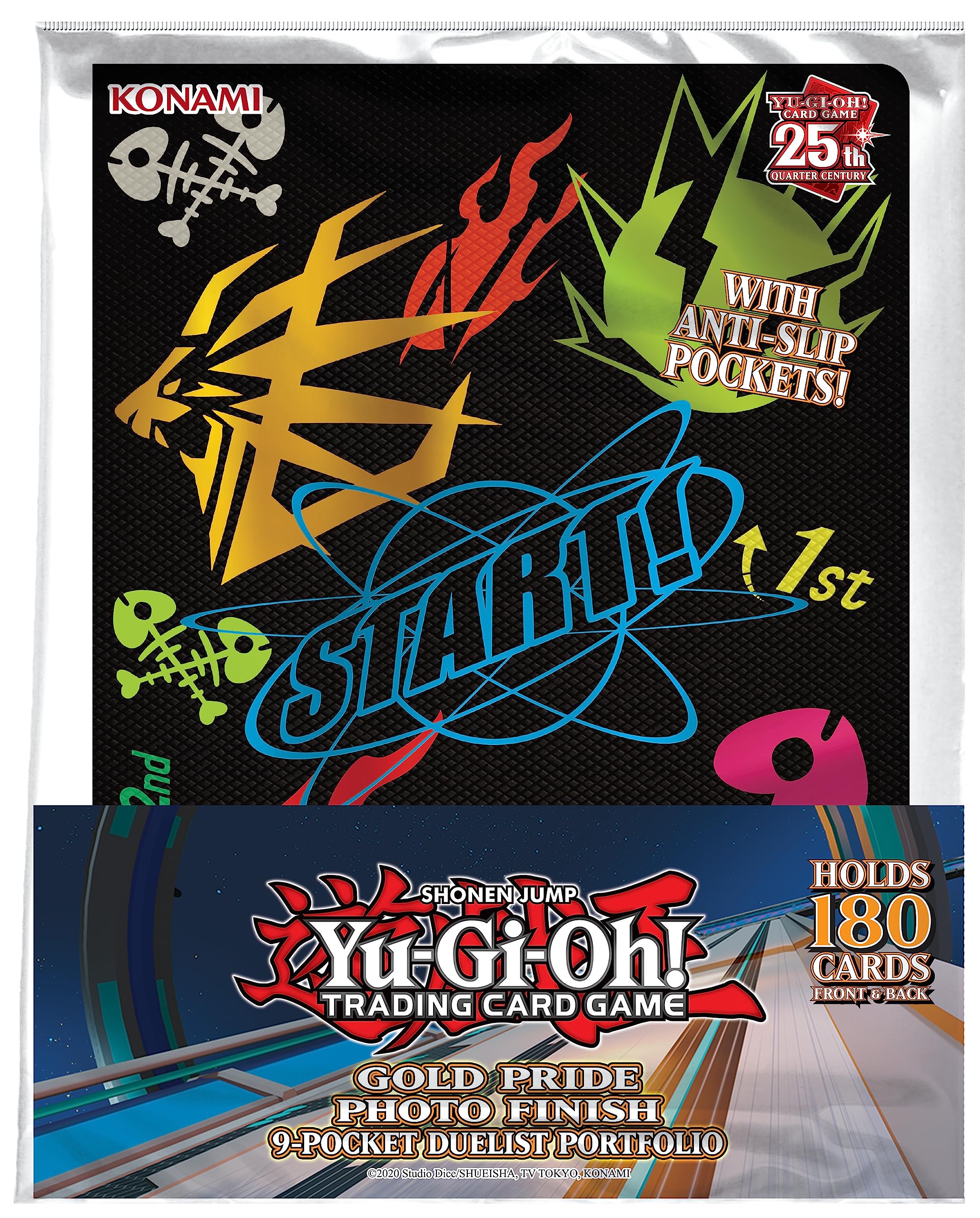 Yu-Gi-Oh! 9-Pocket Duelist Portfolio back artwork teases upcoming Gold Pride card.