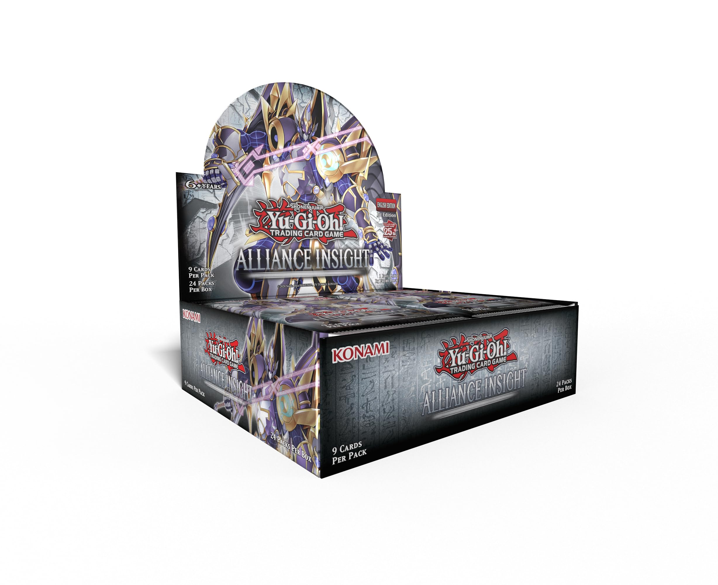 Yu-Gi-Oh! Alliance Insight Display 24 front view highlights fresh cards for players.