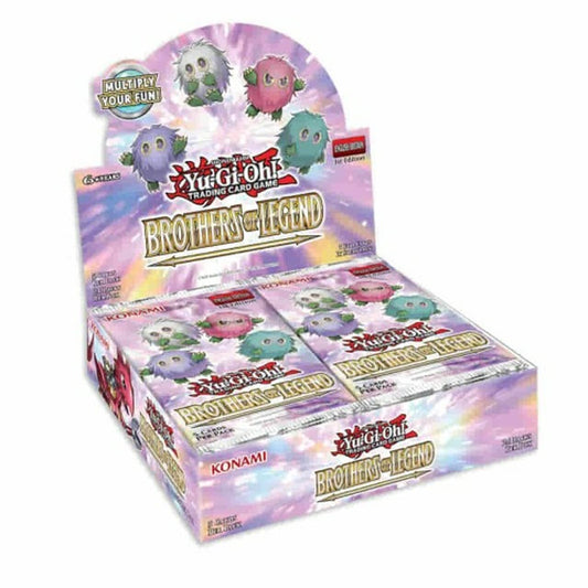 Yu-Gi-Oh! Brothers of Legend 2021 packs spread showcases 24 packs of five cards each for excitement.