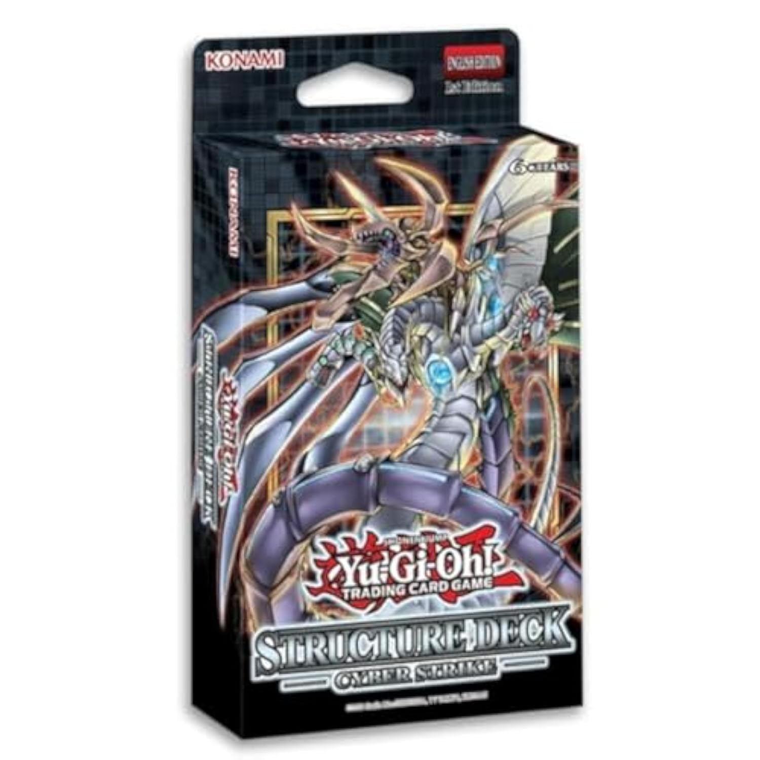 Yu-Gi-Oh! Cyber Strike structure deck packaging for quick setup and collection.