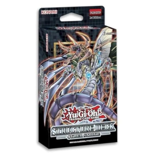 Yu-Gi-Oh! Cyber Strike structure deck packaging for quick setup and collection.