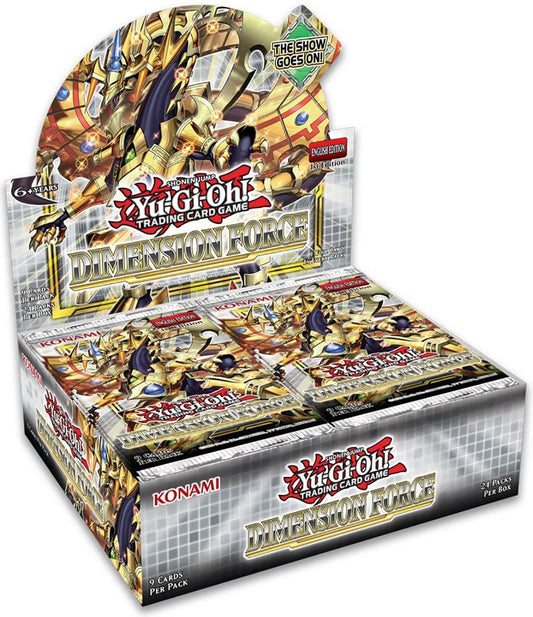 Yu-Gi-Oh Dimension Force cards spread showcasing new themes for dynamic dueling strategies