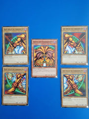 Yu-Gi-Oh! Exodia complete five-piece set for duels and collection.