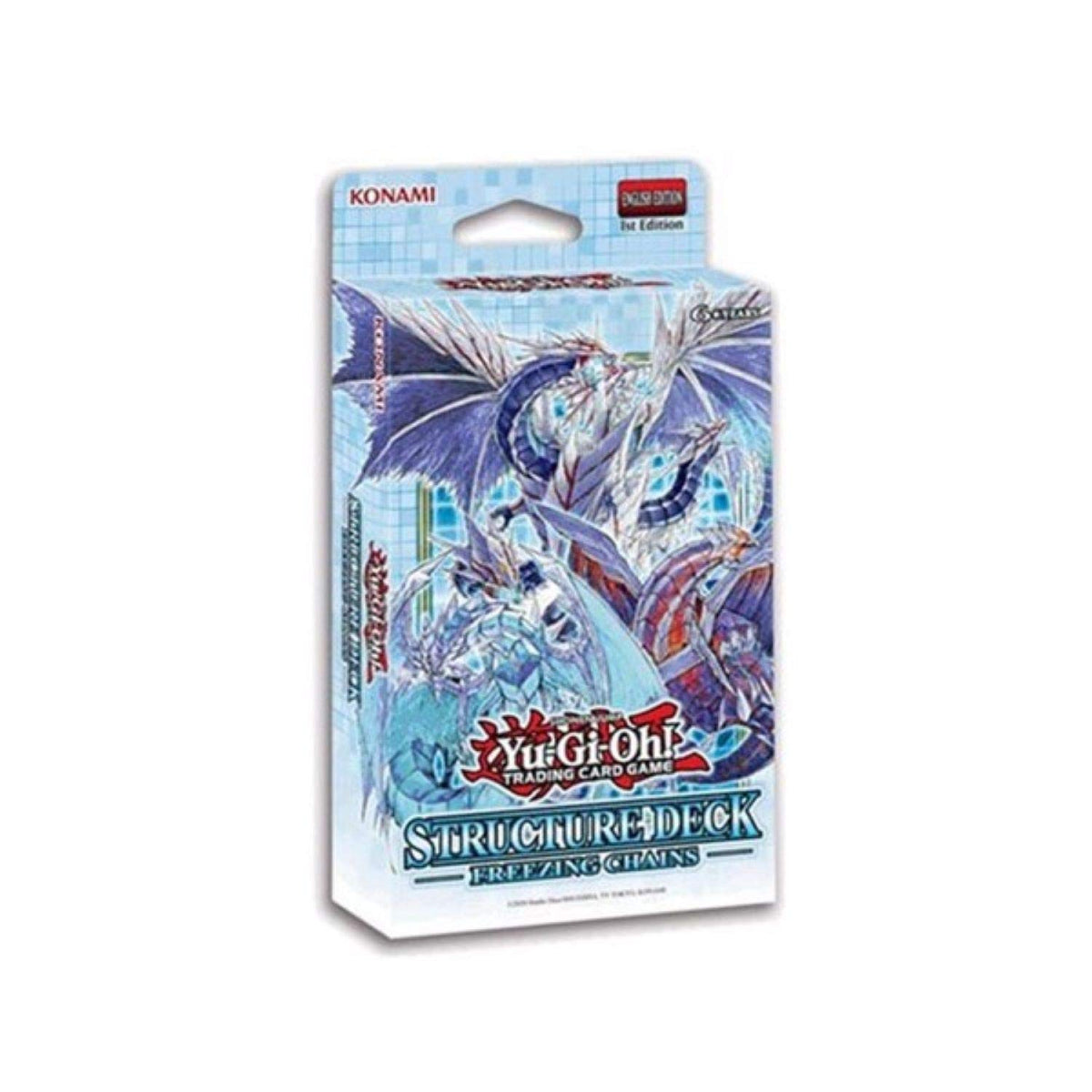 Yu-Gi-Oh Freezing Chains Structure Deck cover with 46-card preconstructed deck for quick duels