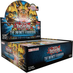 Yu-Gi-Oh! Infinite Forbidden booster box front view for collectible display and trading