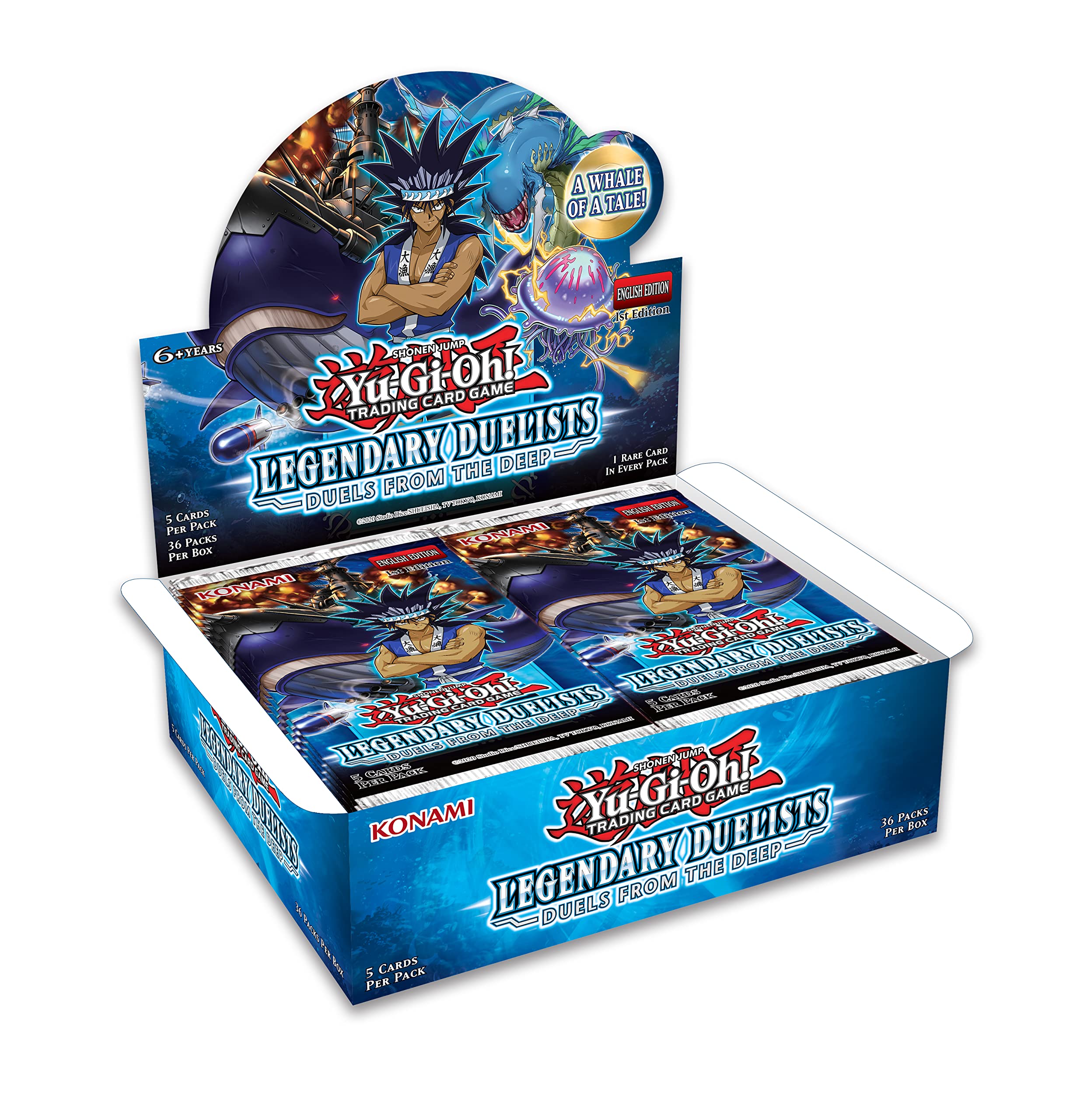 Yu-Gi-Oh! LED9 cover art highlights new Water strategy cards for exciting duels.