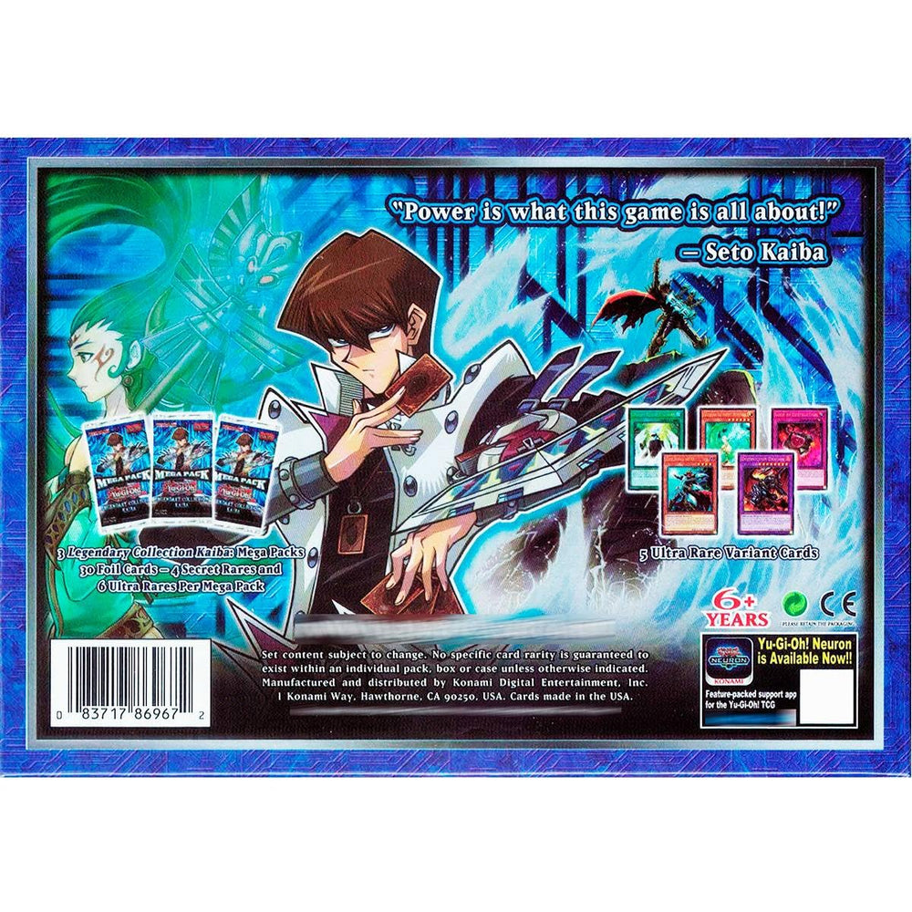 Secret Rare card from Kaiba collection highlighting high-value foil options
