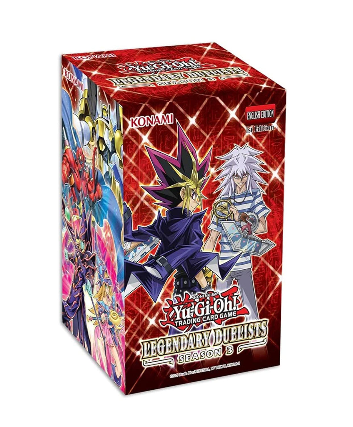 Yu-Gi-Oh! Legendary Duelists Season 3 booster box front for collectors and deck builders.