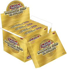 Yu-Gi-Oh! Maximum Gold El Dorado booster display box with premium foil finish