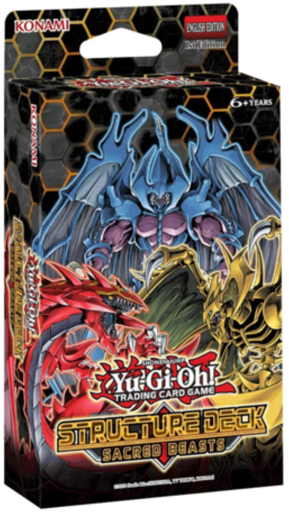 Yu-Gi-Oh! Sacred Beasts Structure Deck cover showing united Beasts for versatile duels