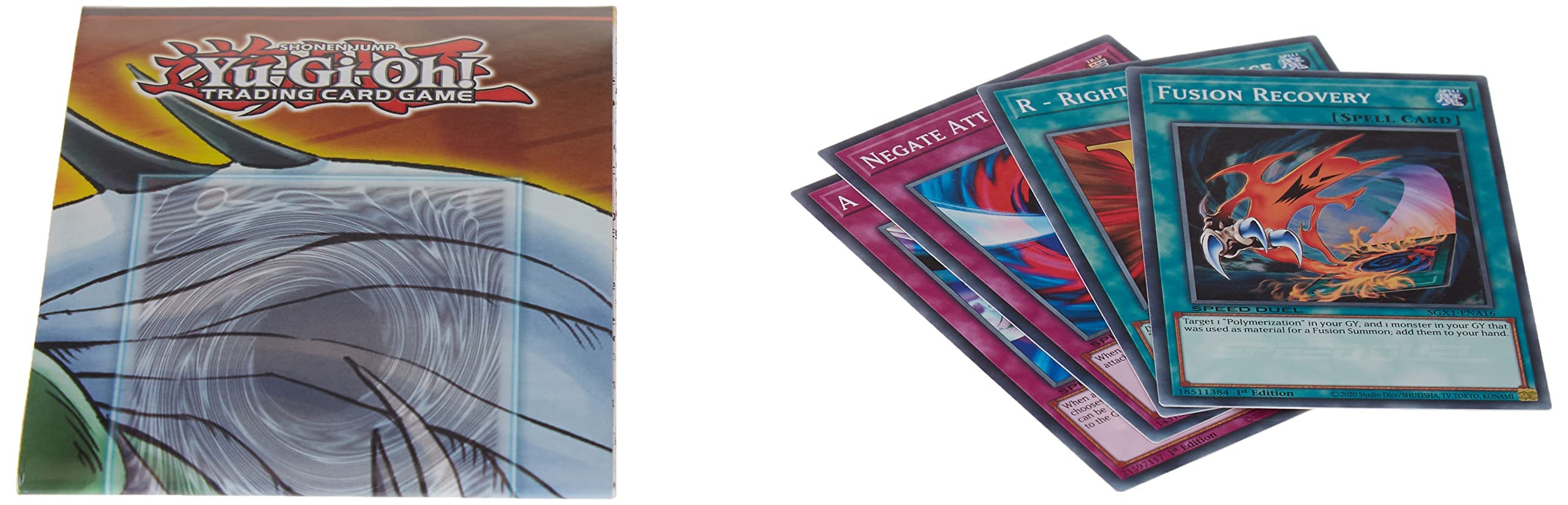 Yu-Gi-Oh! Speed Duel GX Duel Academy Box play area shows compact, action-ready setup.