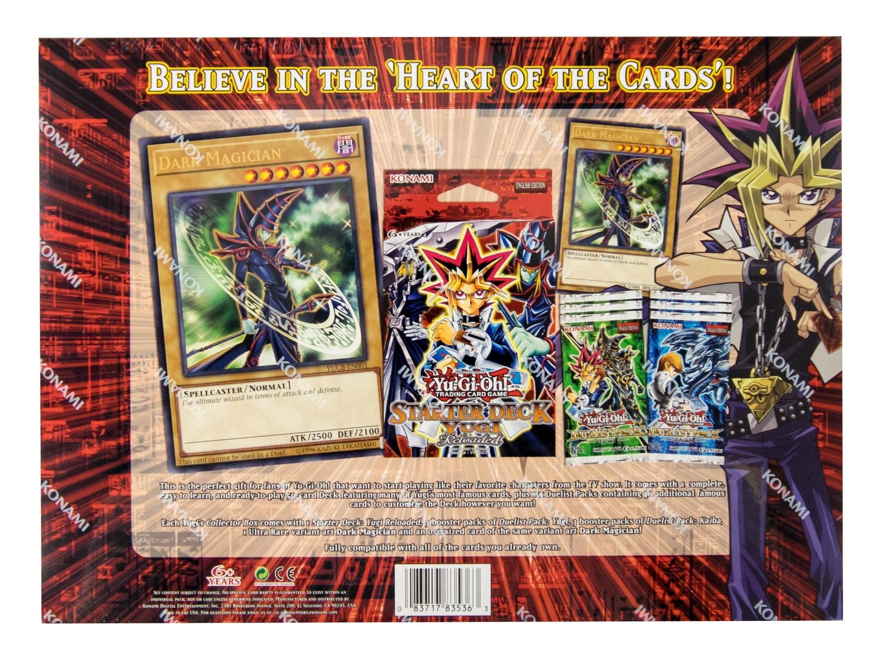 Yu-Gi-Oh! Yugi's Collector Box packs image shows variety to fuel deck-building sessions