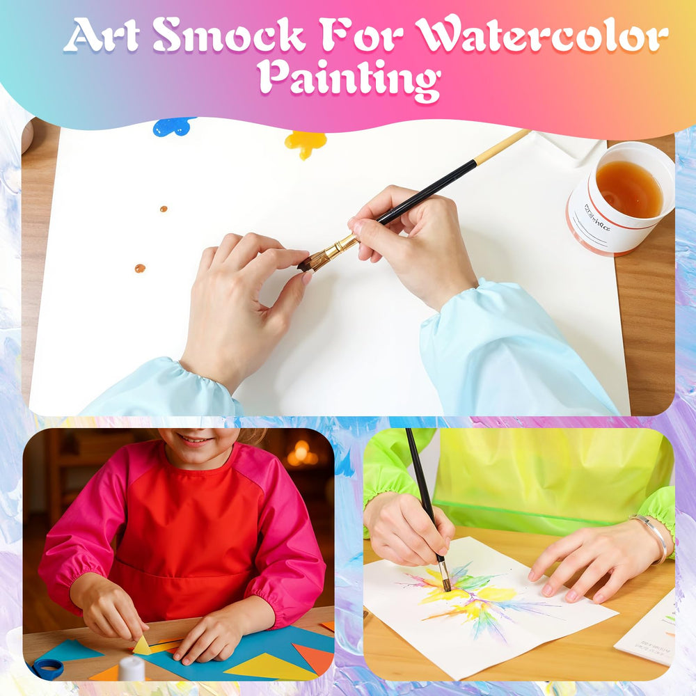 Yuanan durable polyester smock that is easy to wipe clean after use
