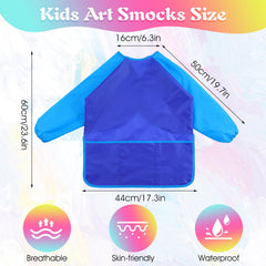 Yuanan smock with long sleeves offering full coverage for cooking sessions