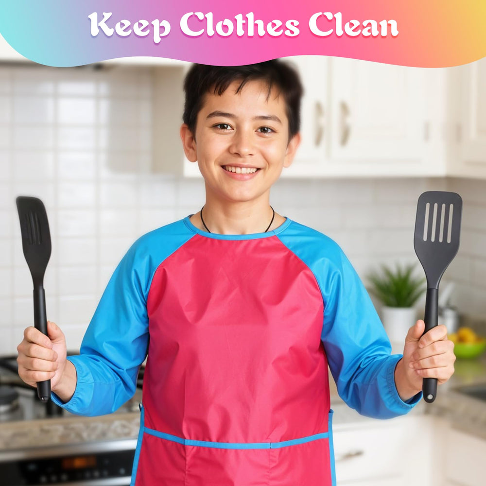 Yuanan smocks suitable for classrooms and home use during arts and meals