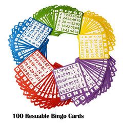 Yuanhe 75 colored bingo balls provide vibrant, visible draws.