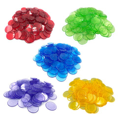 Yuanhe bingo chips in mixed colors for vibrant game play